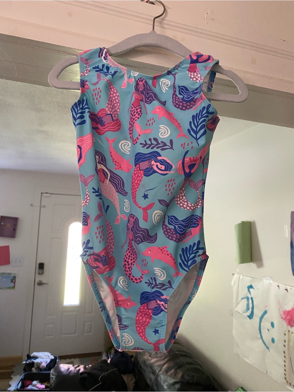 Girls' Mermaid Gymnastics Leotard